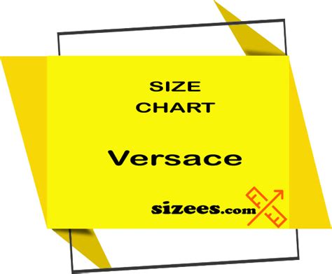 versace suit size guide|versace ring size chart.